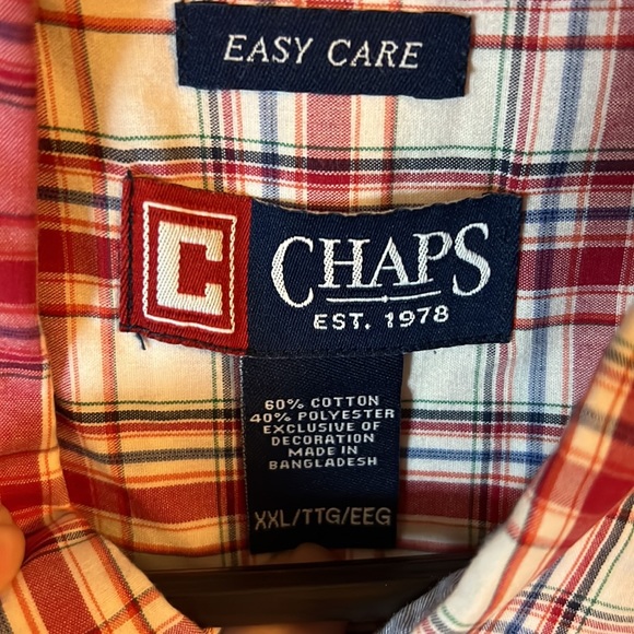 Chaps button down shirt short sleeve - Picture 2 of 4